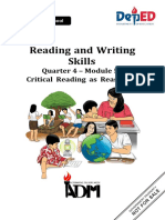 RWS q4 Mod5 Critical Reading As Reasoning Clean