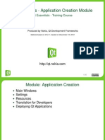 QT Essentials - Application Creation Module