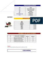 Actividades de Excel