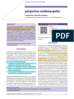 A Rare Case of Peripartum Cardiomyopathy