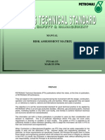 Petronas Risk Matrix Procedure