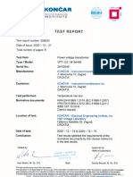 VPT-123 150 kVA - Temperature Rise Test