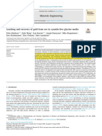 Leaching and Recovery of Gold From Ore in Cyanide Free Glycine