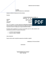 SOLICITO Alcaldia Puesto de Trabajo