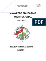 Proyectoeducativo Escuela Cristóbal Colón