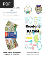 Recetario Pacam