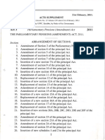 Act 3 The Parliamentary Pensions Amendment Act 2011