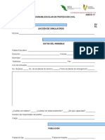 Formato Plan de Emergencia Escolar 2010 - 2011