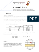 Informe 1° - Microscopía Óptica