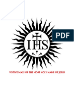 Votive Mass of The Holy Name (English)