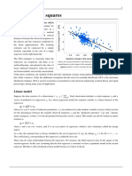 Ordinary Least Squares: Linear Model