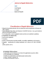 Conduction and Breakdown in Pure & Commercial Liquids