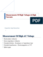 Measurement of High A.C. and Impulse Voltages