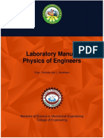 Laboratory Manual Physics of Engineers: Engr. Danielle Joy L. Alcantara