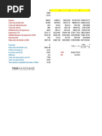 Cálculo de VPN Con Inflación y Con Financiamiento