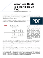 Cómo Fabricar Una Flauta Transversa A Partir de Un Caño de PVC