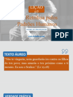 Licao 07 Nao Retribua Pelos Padroes Humanos