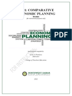 Comparative Economic Planning