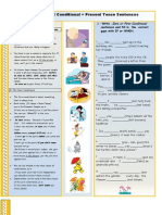 Zero and First Conditional + Present Tense Sentences: Notes