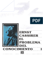 Cassirer Ernest El Problema Del Conocimi