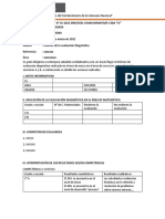 Formato de Informe de Evaluaciòn Diagnòstica Ceba JC