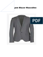 Modelagem Blazer Masculino