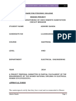 33Kv Circuit Breaker Monitoring and Control Using GSM 2014: Approval Form