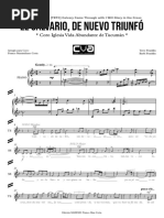 CVA - EL CALVARIO DE NUEVO TRIUNFO Sop - F - Partitura Completa