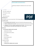 Respiratory Arrest and Insufficiency