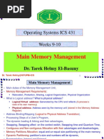 ICS 431 Ch9 Memory Management