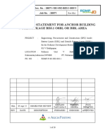 Work Method Statement For Anchor Building Work Package BD3.1 Osbl or Isbl Area - 2