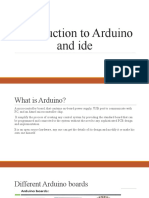 Introduction To Arduino and Ide