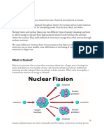 Fission and Fusion