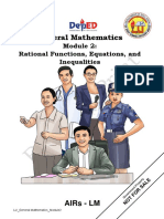 General Mathematics: Rational Functions, Equations, and Inequalities