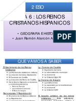 2 Eso Tema 6 - Los Reinos Cristianos Hispanicos