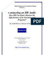 HR Audit Guidlines