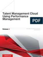 Talent Management Cloud Using Performance Management