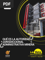 La Autoridad Jurisdiccional Administrativa Minera