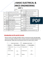 18Ees101J-Basic Electrical & Electronics Engineering: Unit 1