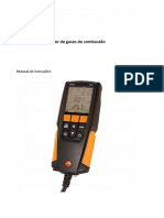 Testo 310 Analizador de Gases de Combustão: Manual de Instruções