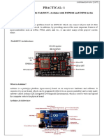 Practical: 1: Aim: Getting Started With Nodemcu, Arduino With Esp8266 and Esp32 in The Arduino Ide