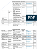 GTDC Travel Agent List