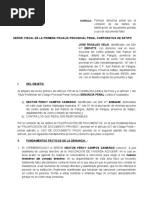 Denuncia Por Falsificación de Firmas