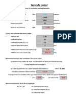 LEKBIRI Note de Calcul Assainissement