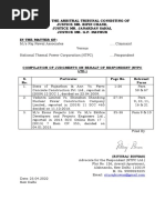 Compilation of Judgments On Behalf of Respondent