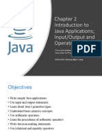 ch02 - Introduction To Java Applications Input-Output and Operators