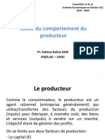 Microéconomie E11 - 12 - Producteur