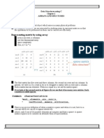 Representing Matrix by Using Array: Data Structures Using C Arrays and Sructures Sparse Matrices