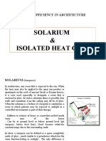 Solarium-Isolated Heat Gain