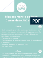 Comunidade ABCdaTCC - Manejo de Raiva